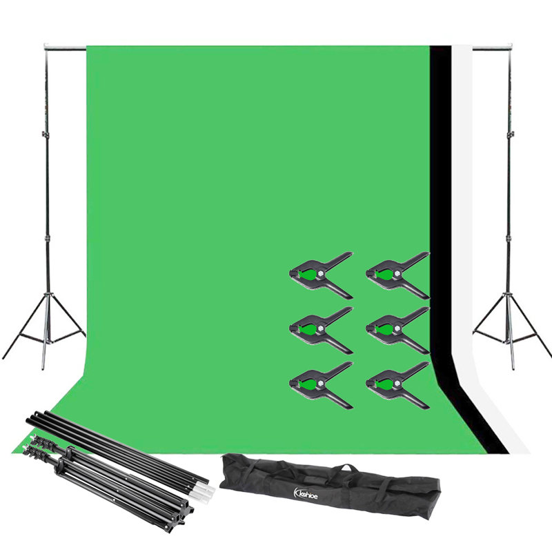 Winado Photography Green Screen Backdrop Stand Kit with Clamps Wayfair